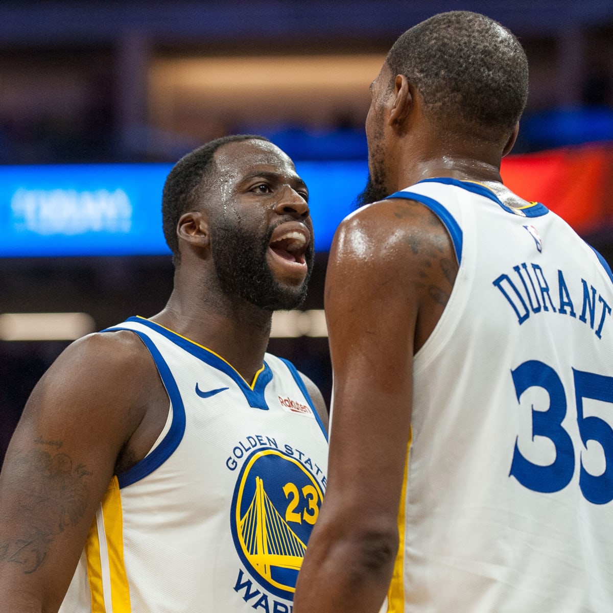 kevin durant and draymond green
