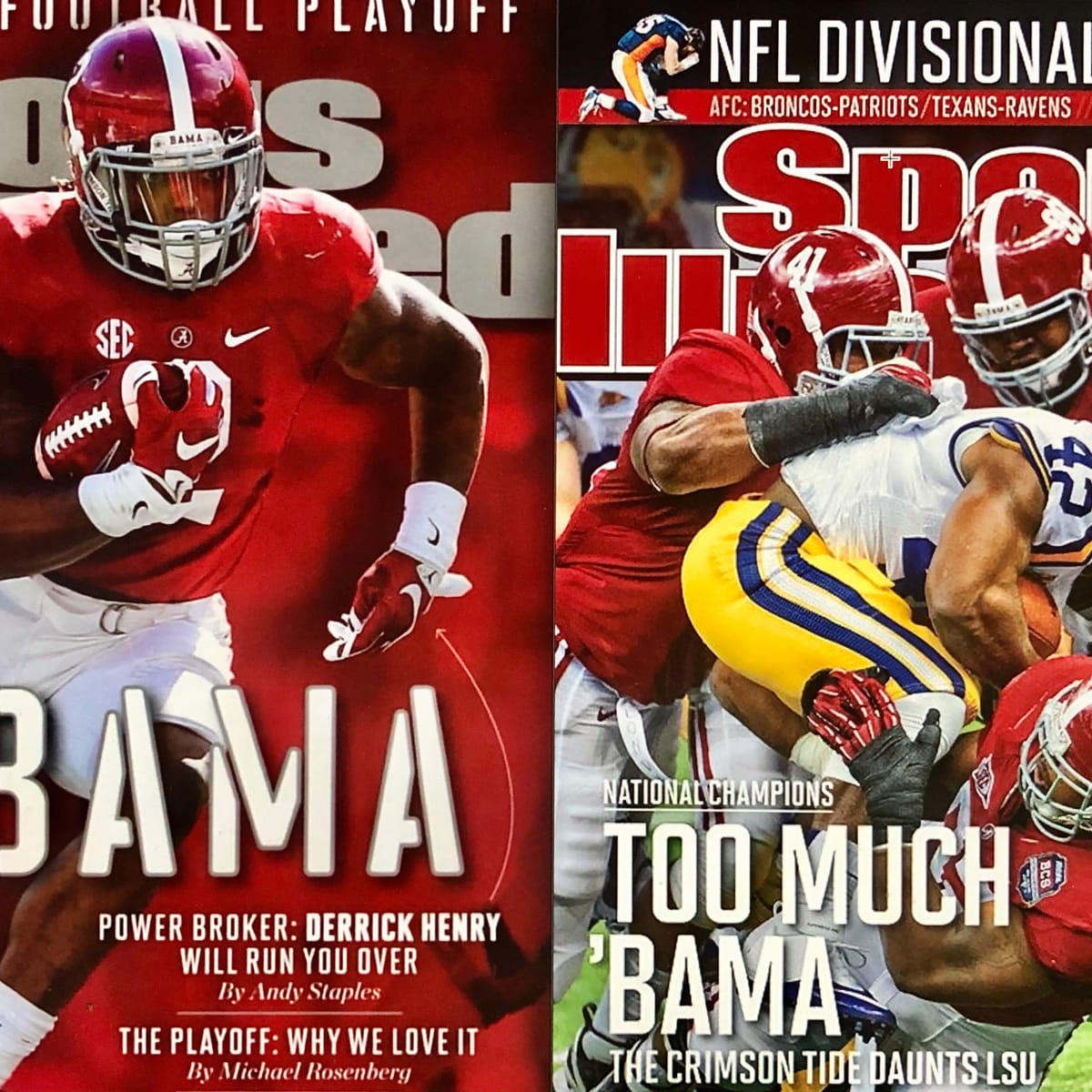 2010 Sports Illustrated Alabama-Trent Richardson-# 1-Original SI-EX 