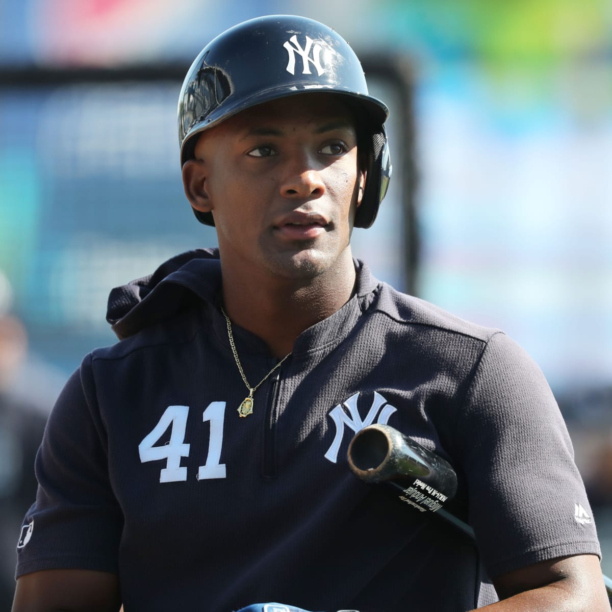 This is a 2020 photo of Tyler Wade of the New York Yankees baseball team.  This image reflects the Yankees active roster as of Thursday, Feb. 20,  2020, when this image was