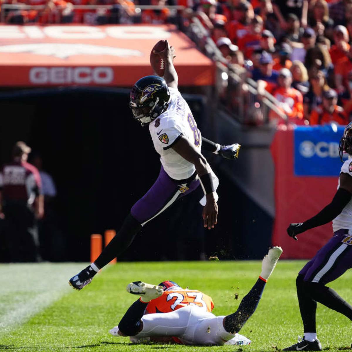 Ravens QB Lamar Jackson Reaches More Milestones After Broncos Victory -  Sports Illustrated Baltimore Ravens News, Analysis and More