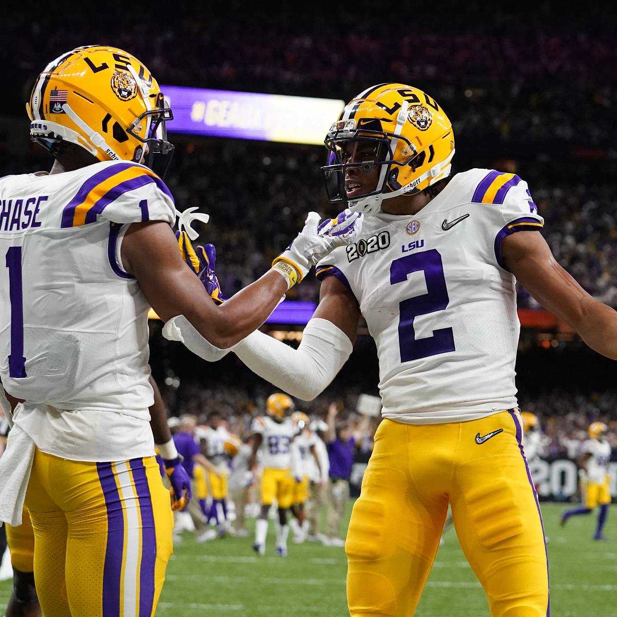 Justin Jefferson Hopes LSU Teammate Ja'Marr Chase Breaks Rookie Receiving  Record - Sports Illustrated LSU Tigers News, Analysis and More.