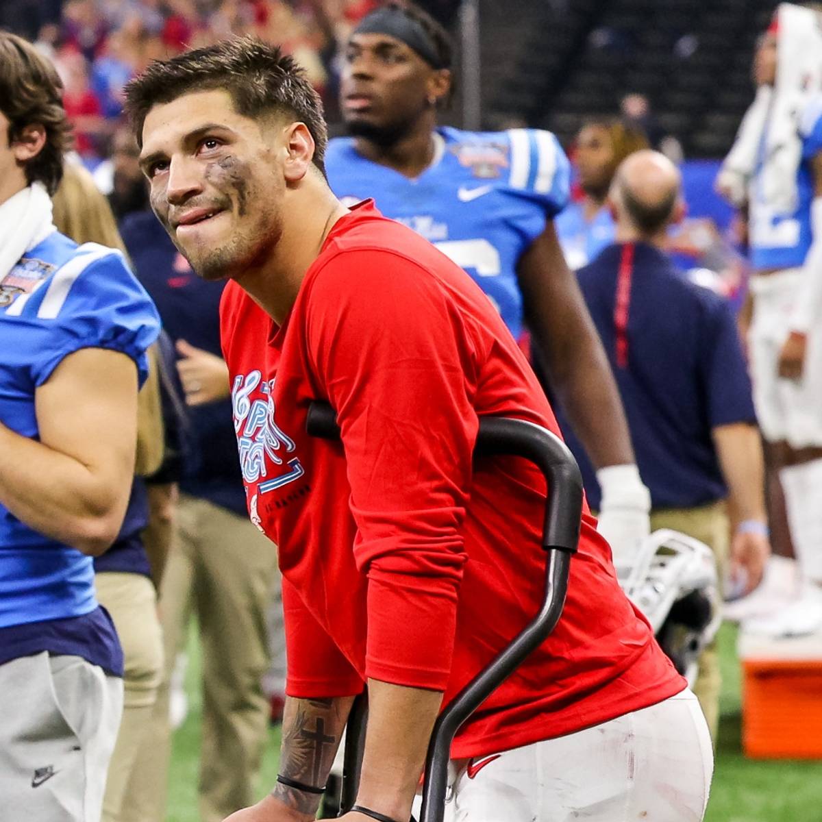Matt Corral injury: Ole Miss star receives positive news after injuring  ankle - Sports Illustrated