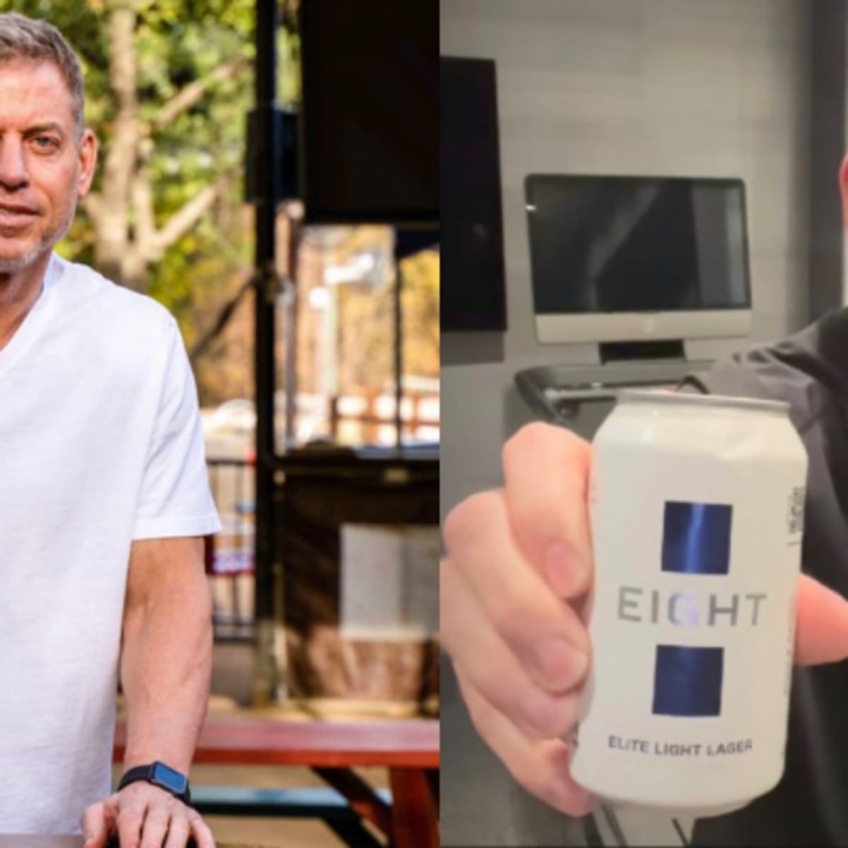 Troy Aikman launches light beer company EIGHT