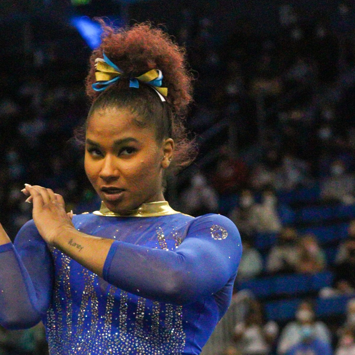 UCLA Gymnastics' Jordan Chiles Wins Pac-12 Freshman of the Week After  All-Around Win - Sports Illustrated UCLA Bruins News, Analysis and More
