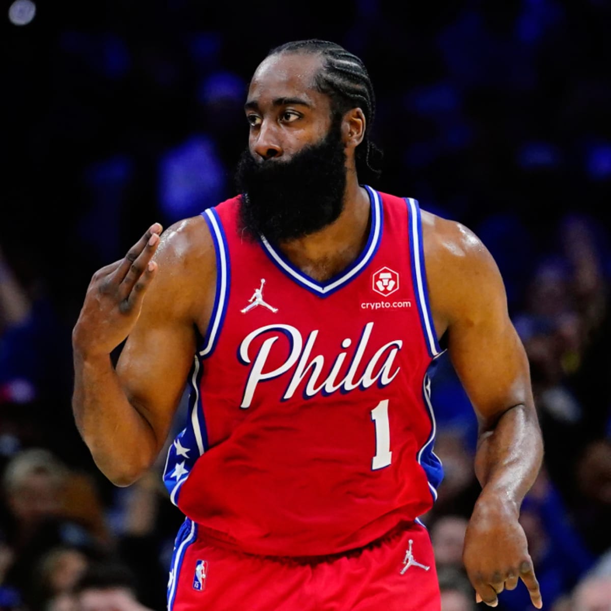 harden in sixers jersey