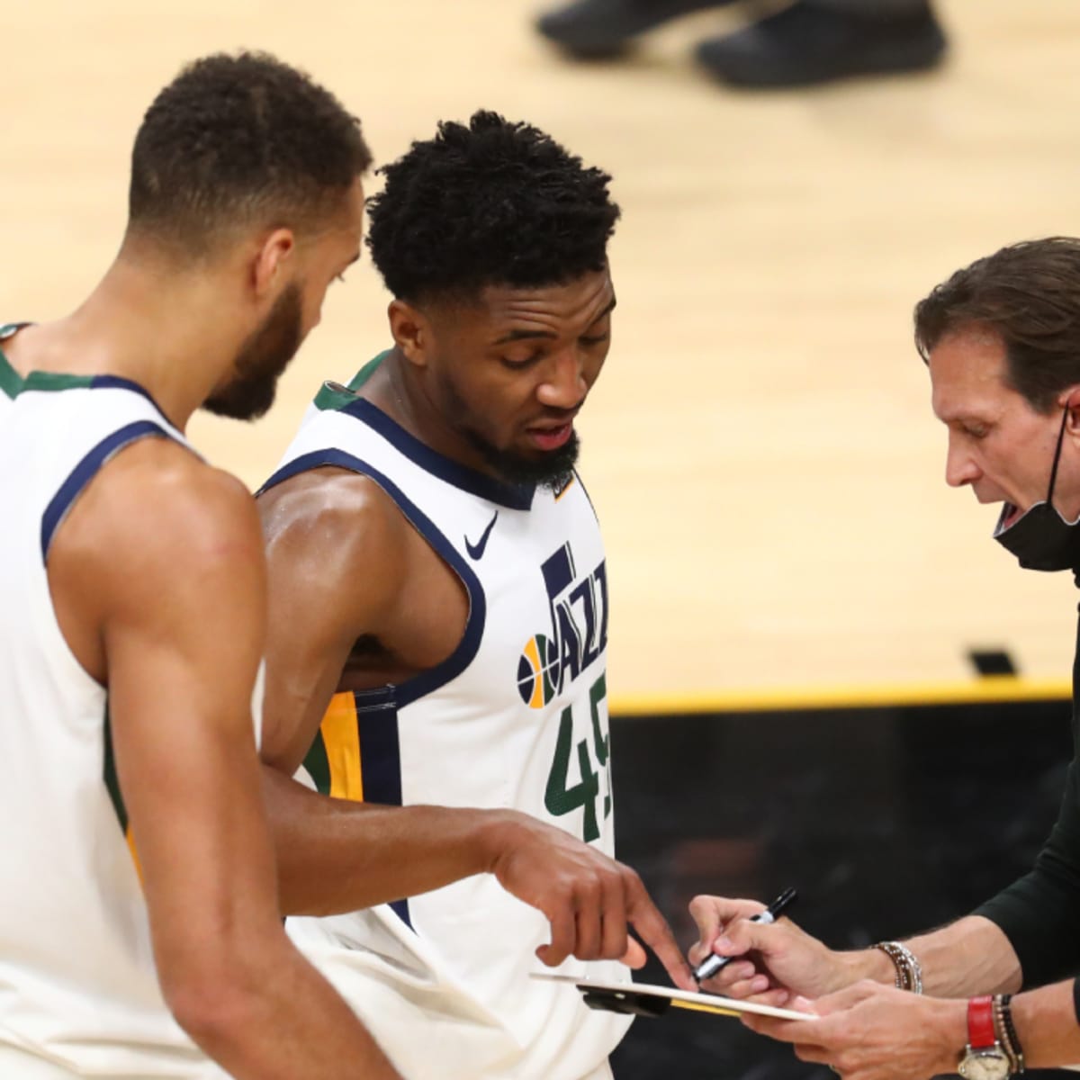 Donovan Mitchell presenting comedy show benefitting Kearns High during  All-Star Weekend
