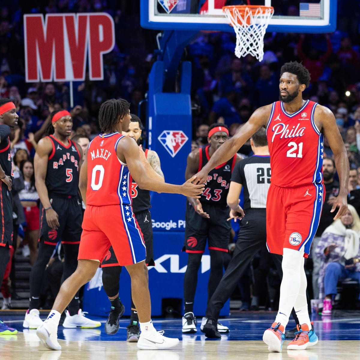 Multiple Sixers react to Tyrese Maxey's big Game 1 in win over Raptors