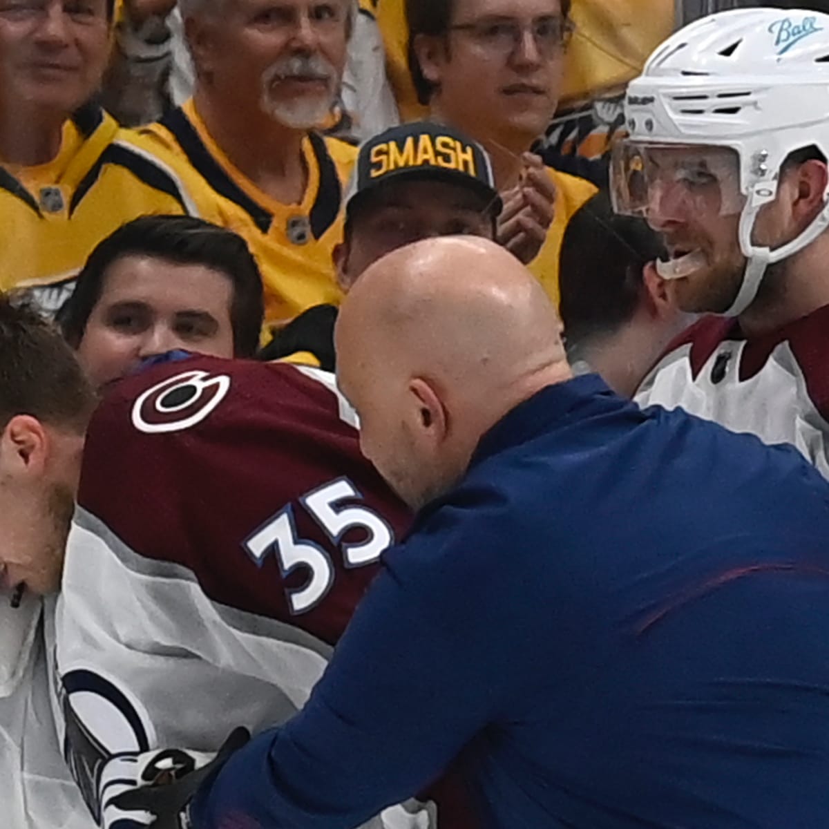 Avalanche goalie Darcy Kuemper to miss Game 2 with injury, Pavel