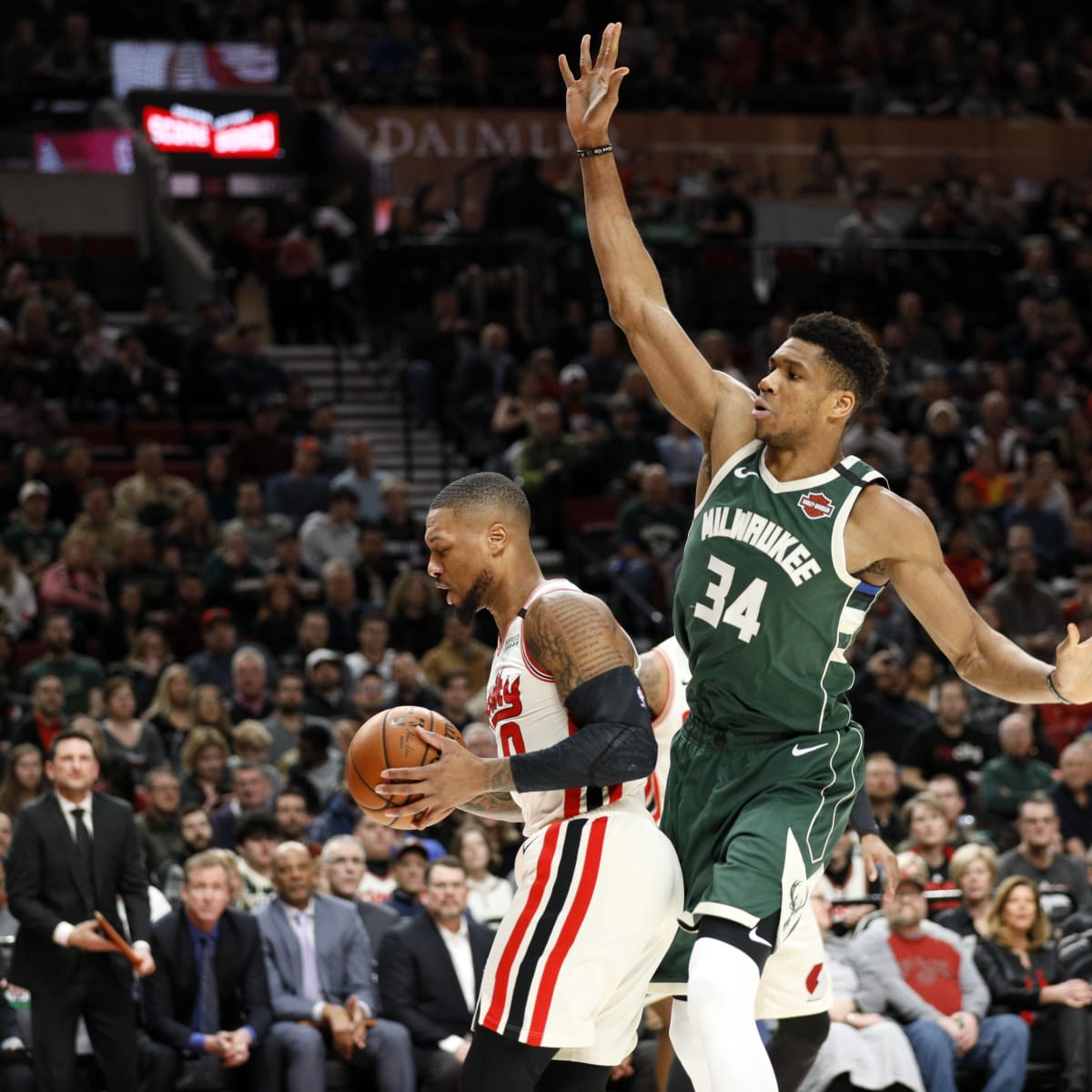 Make sure I get one of yours too” – Damian Lillard hyped after receiving  signature sneakers from new teammate Giannis Anetokounmpo - Overtime Heroics