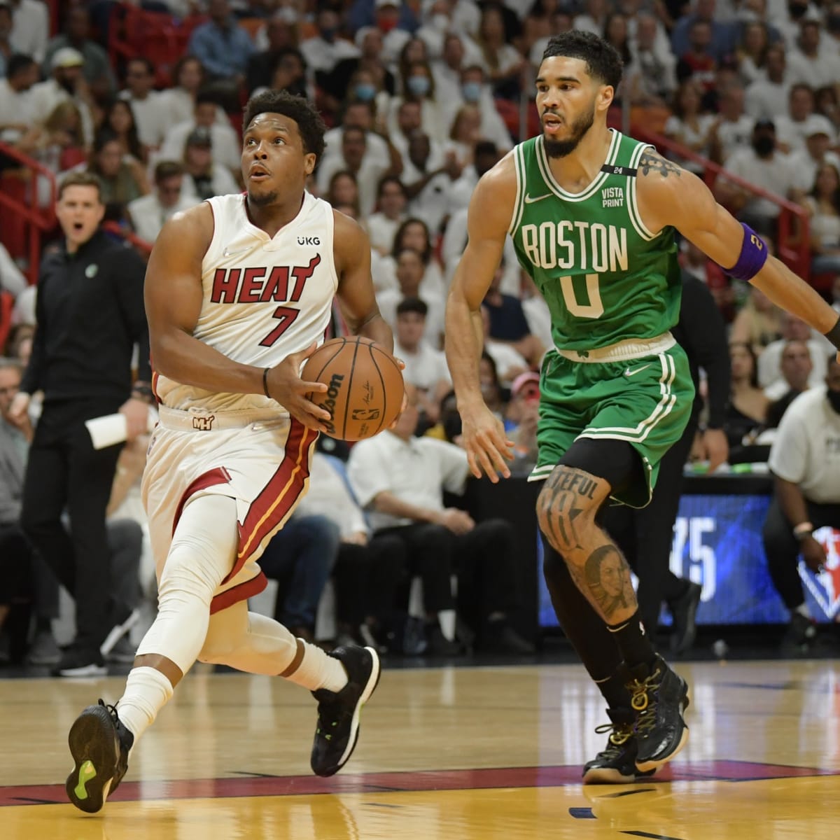 Report: Heat guard Kyle Lowry unlikely to play in game 1 - CelticsBlog