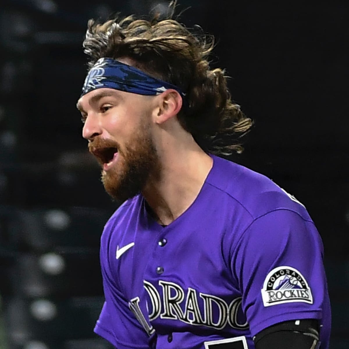 Complete with bushy beard and mullet, Blackmon leads Rockies
