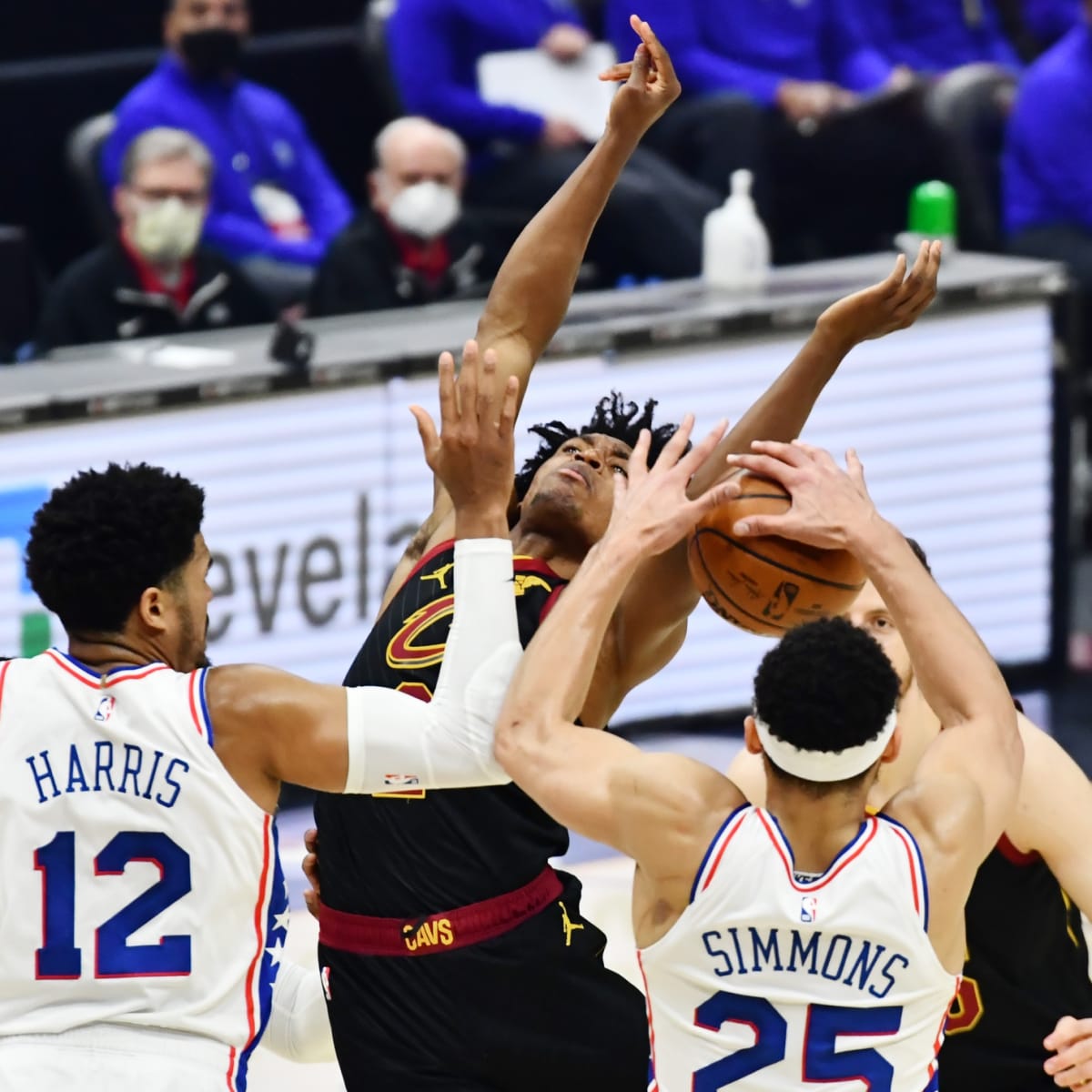 Sixers end trip without Embiid by beating Cavs 114-94