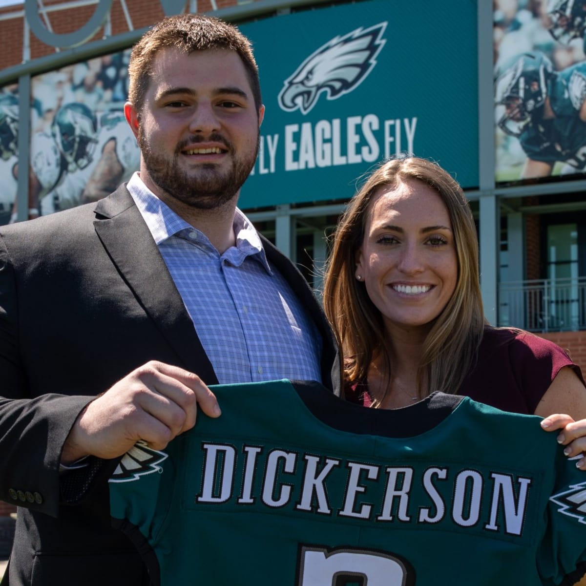Philadelphia Eagles rookie Landon Dickerson could challenge Isaac Seumalo  to start at LG - Sports Illustrated Philadelphia Eagles News, Analysis and  More