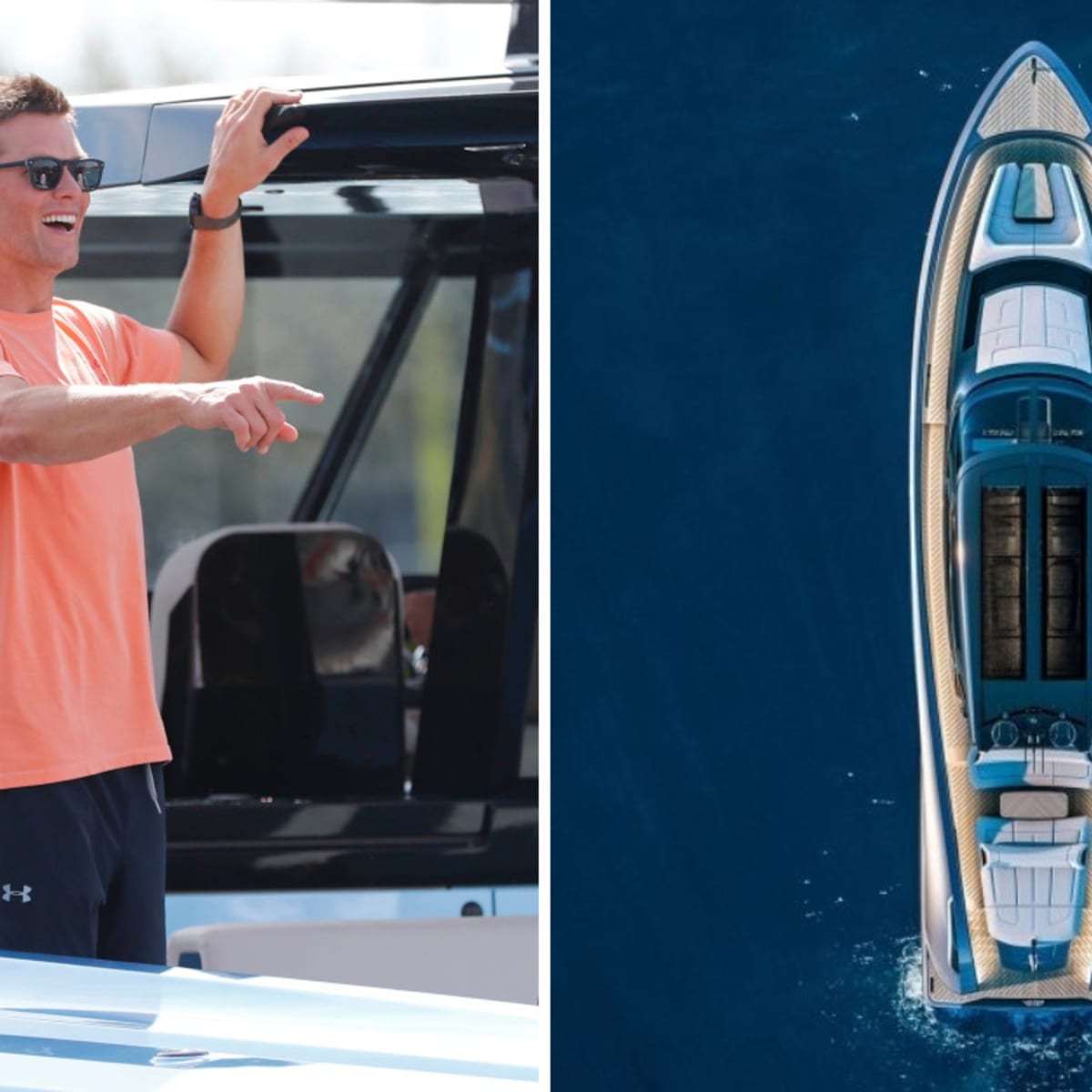 tom brady new yacht pictures
