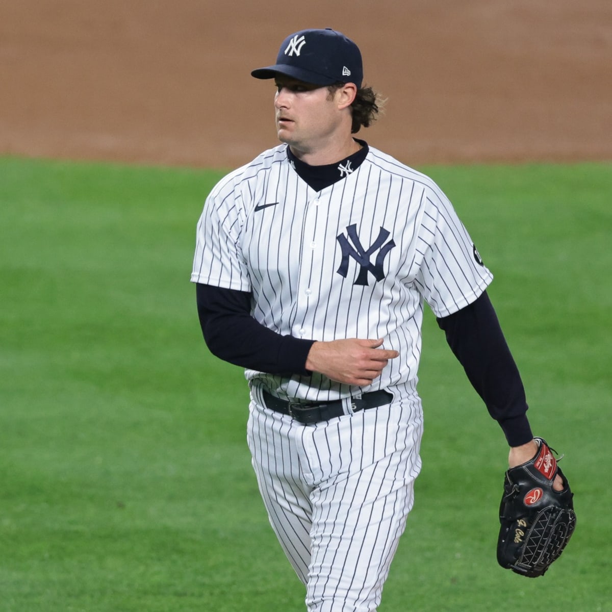 Gerrit Cole New York Yankees Game-Used #45 White Pinstripe Jersey vs.  Boston Red Sox on August 19, 2023 - Yahoo Shopping
