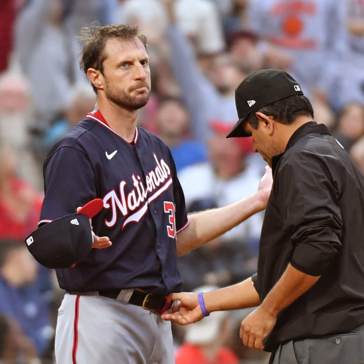Ten-game MLB suspension for Max Scherzer over use of sticky substance on  glove