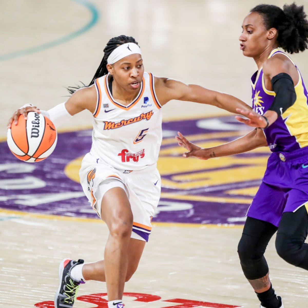 Candace Parker and Chelsea Gray leave the L.A. Sparks - Silver Screen and  Roll