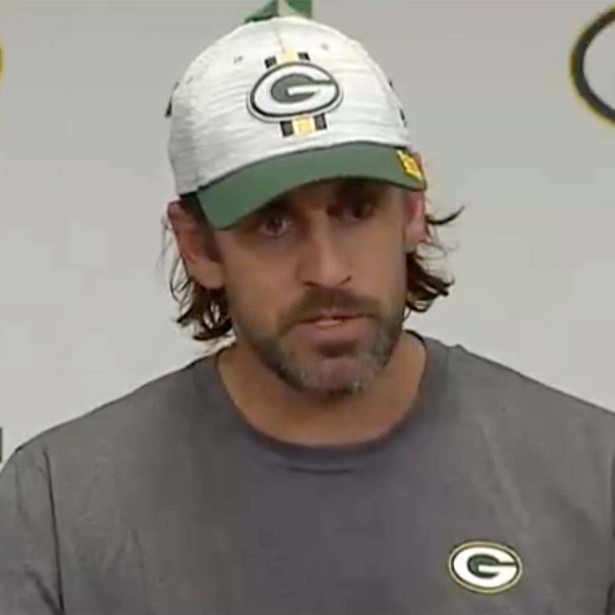 Aaron Rodgers's first press conference 