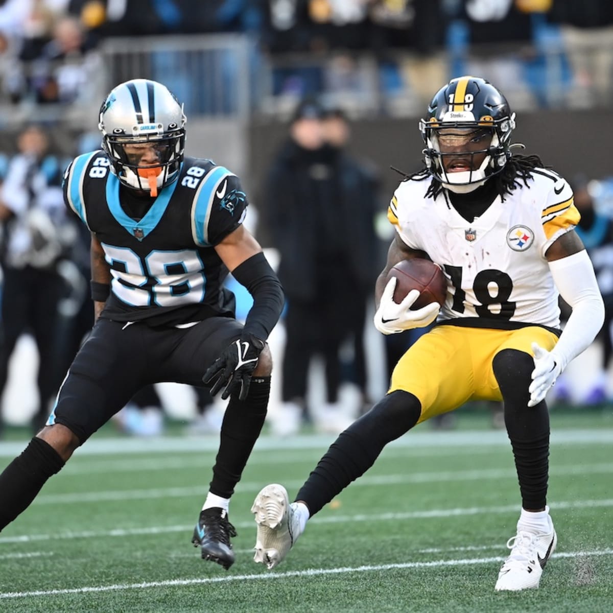 Carolina Panthers CB Says Pittsburgh Steelers WRs Aren't Difficult to Cover  After Giving Up 100-Yard Game - Sports Illustrated Pittsburgh Steelers  News, Analysis and More