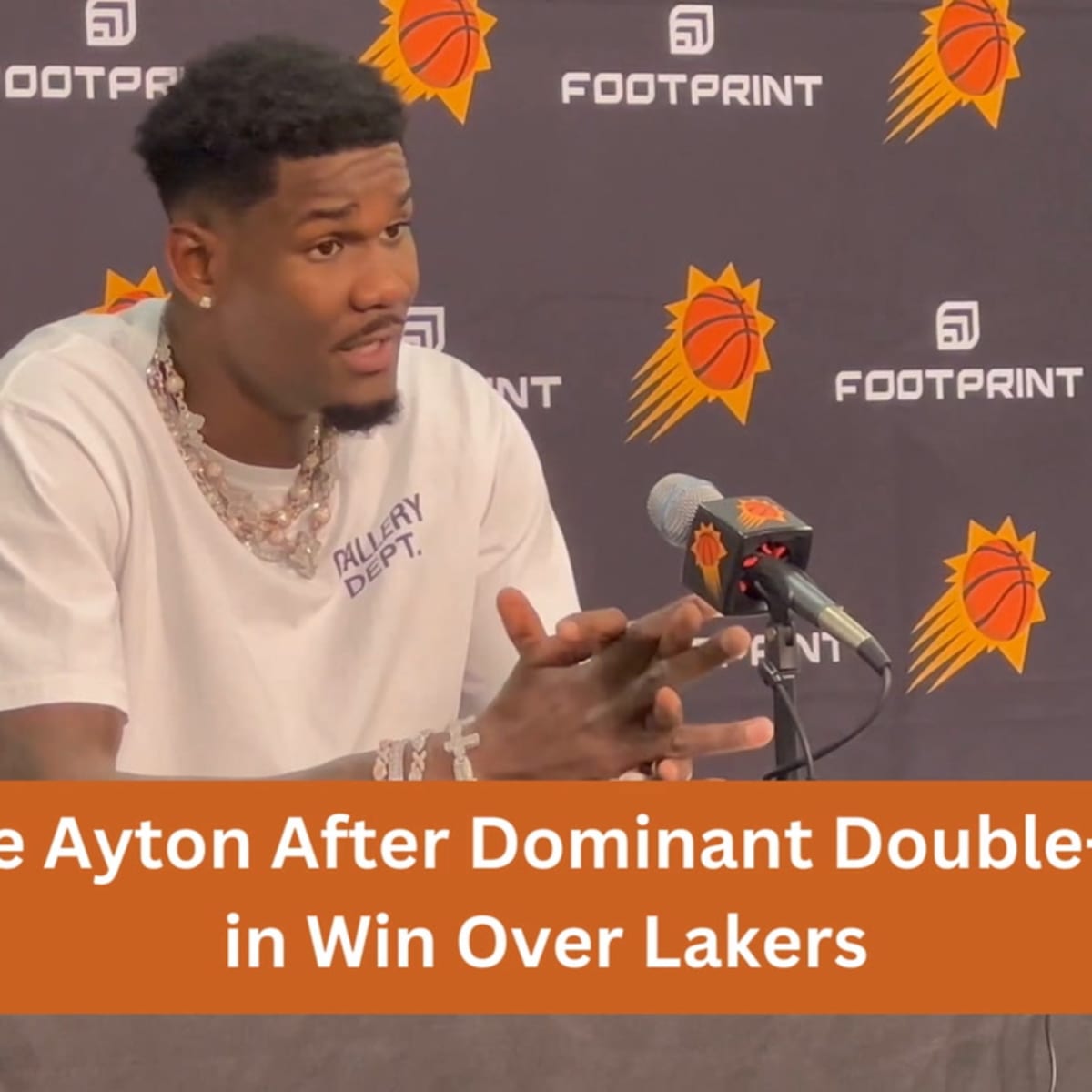 Deandre Ayton After Dominant Double-Double in Win Over Lakers - Sports  Illustrated Inside The Suns News, Analysis and More