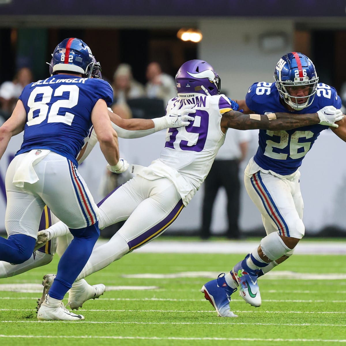 Giants' Saquon Barkley runs for 28-yard TD vs. Vikings - ESPN