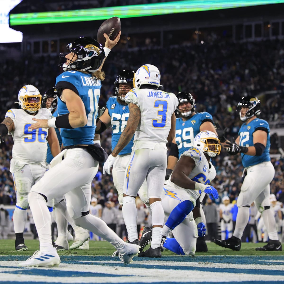 Los Angeles Chargers Collapse in Wild Card Round vs. Jacksonville Jaguars,  Blow 27-Point Lead - Sports Illustrated Los Angeles Chargers News, Analysis  and More