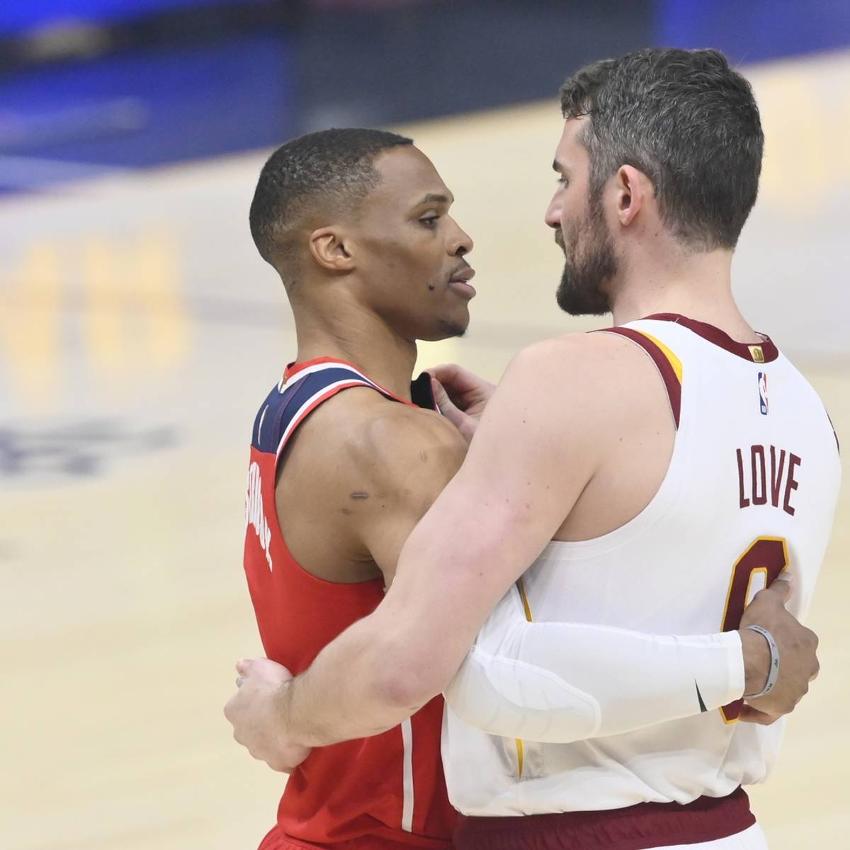 Russell Riding Kevin Kevin Love Russell Westbrook