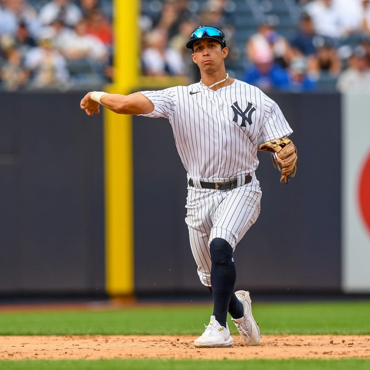 New York Yankees' Oswaldo Cabrera Sports New Look With Tooth Necklace -  Sports Illustrated NY Yankees News, Analysis and More