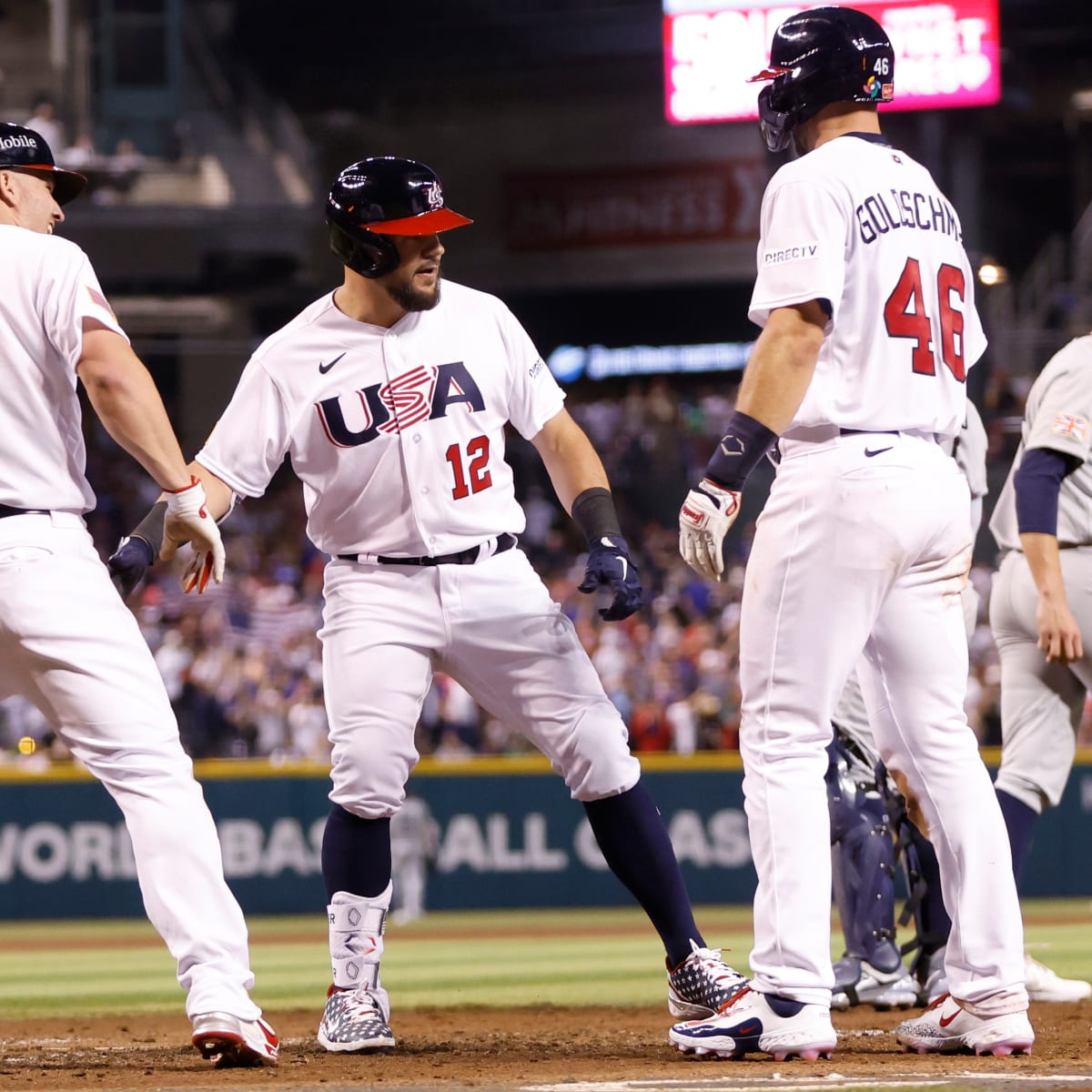 Team USA Win World Baseball Classic Opener After Great Britain