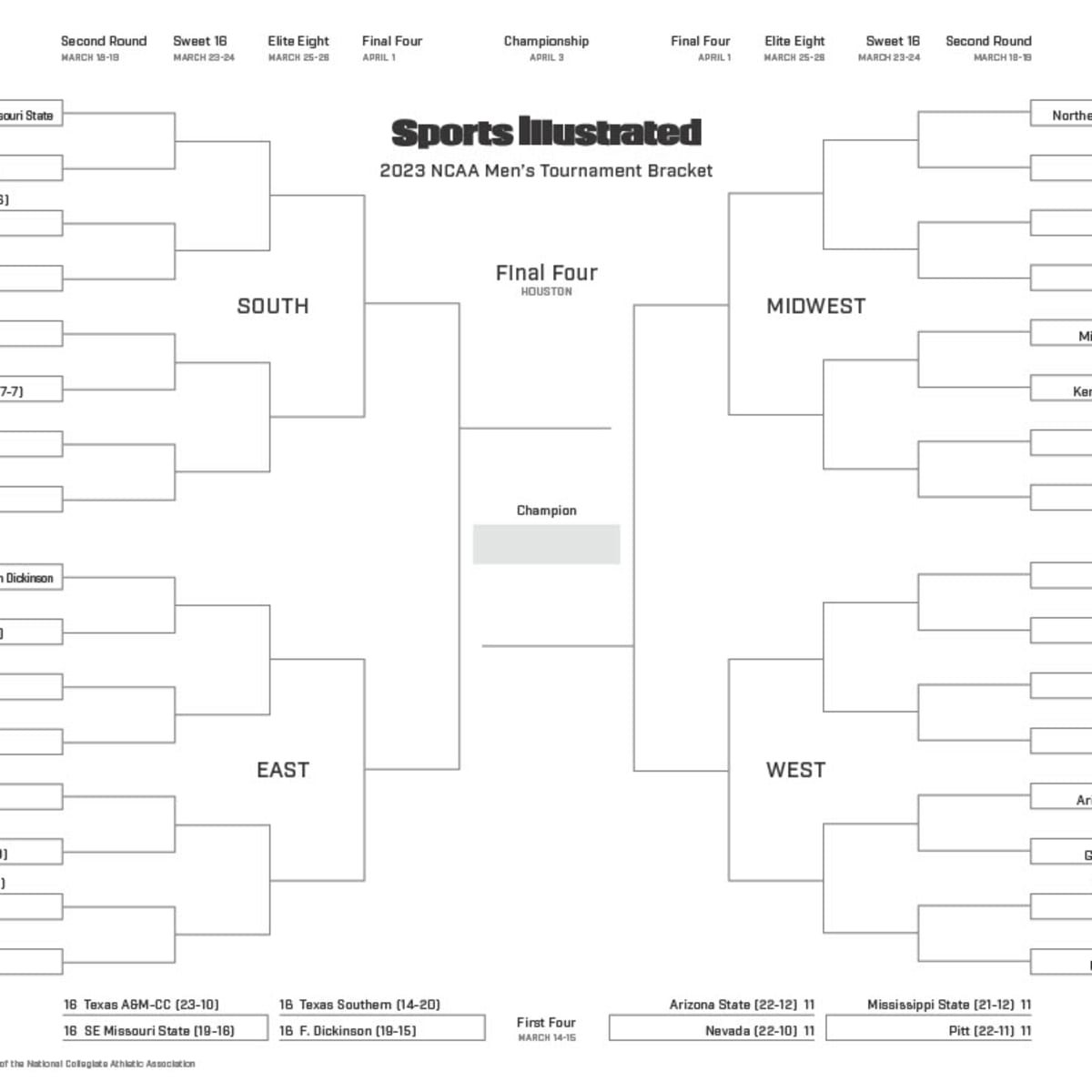Fillable 2023 NFL Playoff Bracket - Download and Print for the