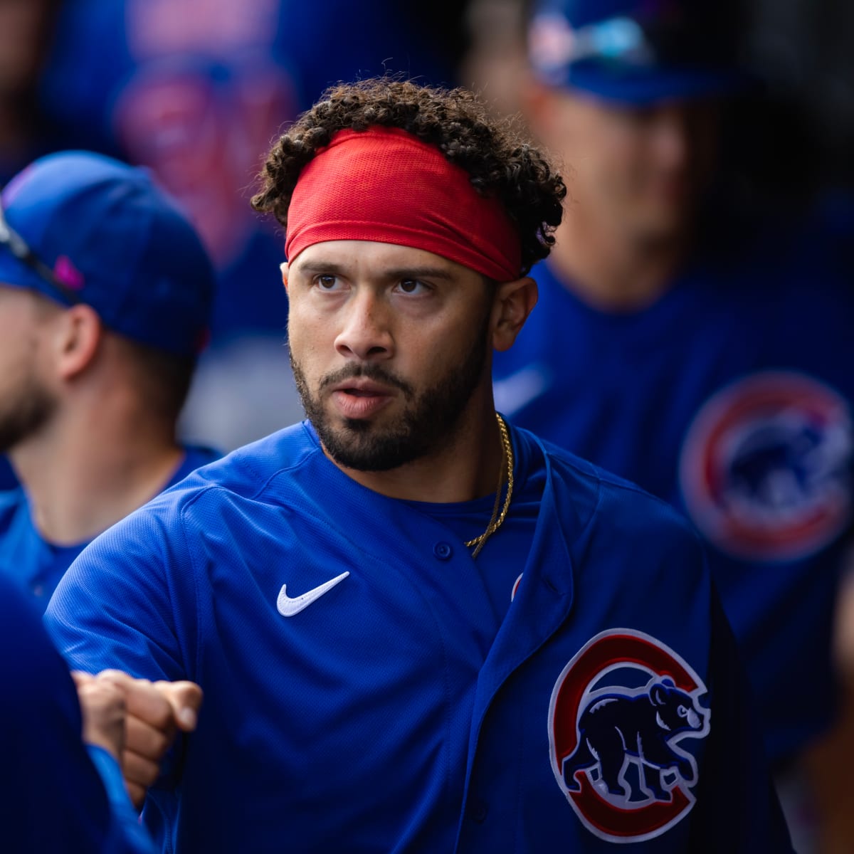 Edwin Rios Gets Hit in Chicago Cubs Injury Rehab Game in Iowa