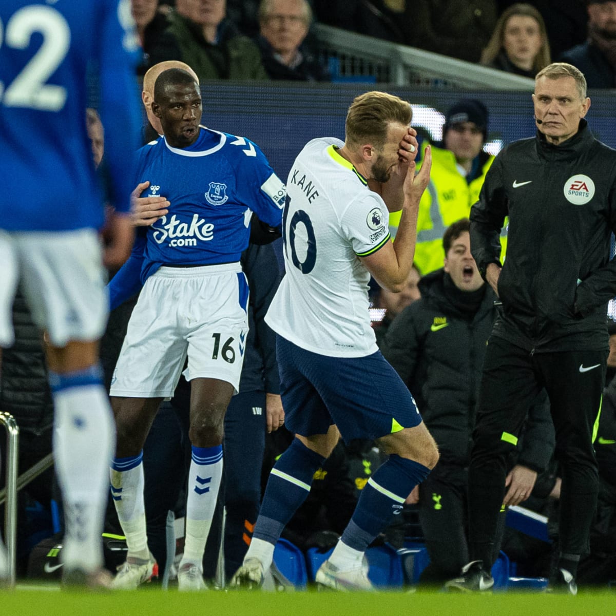 Harry Kane "embarrassing" to get Abdoulaye Doucoure sent off - Futbol on FanNation
