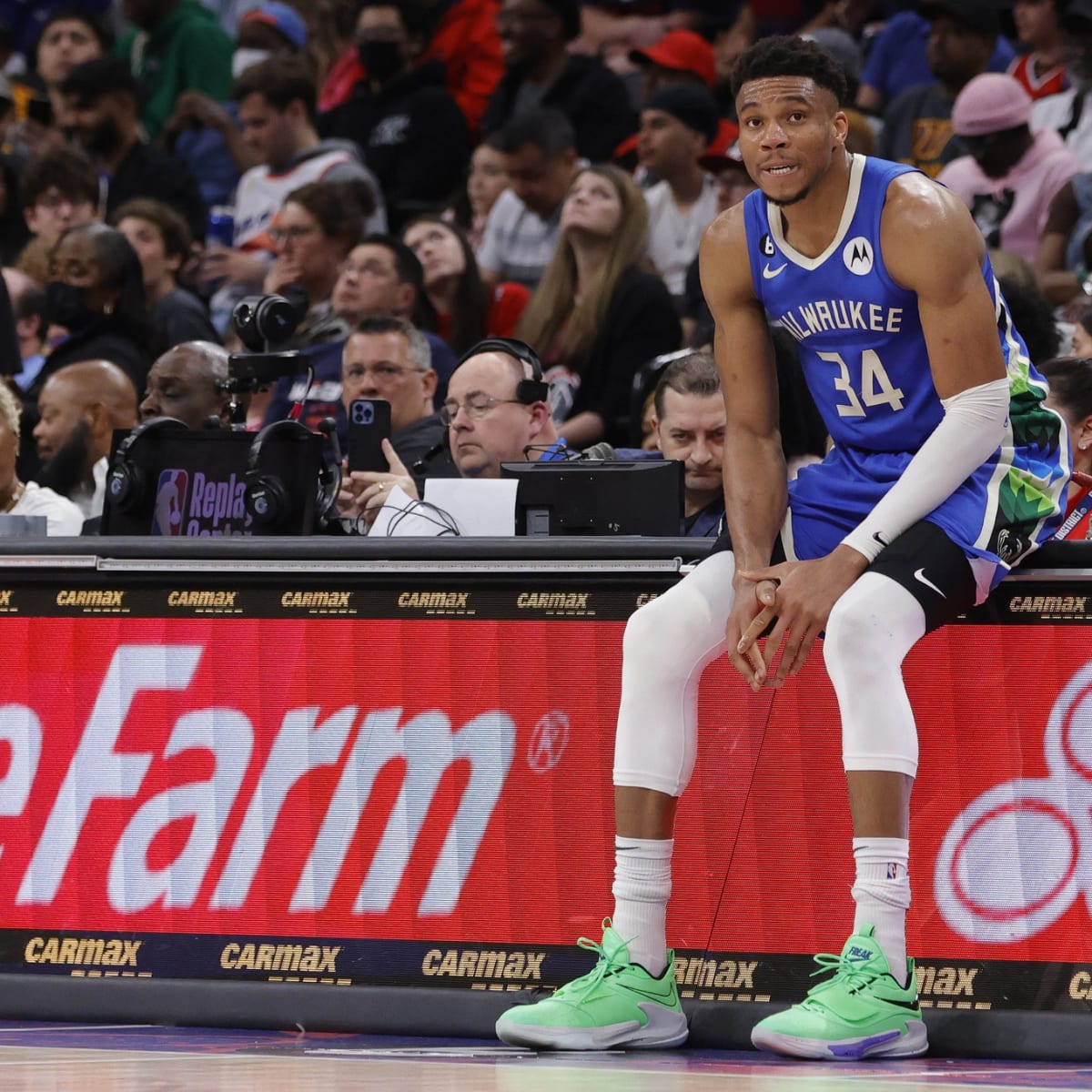 Giannis didn't do team stuff at practice, questionable for Game 3 -  Sports Illustrated Milwaukee Bucks News, Analysis and More