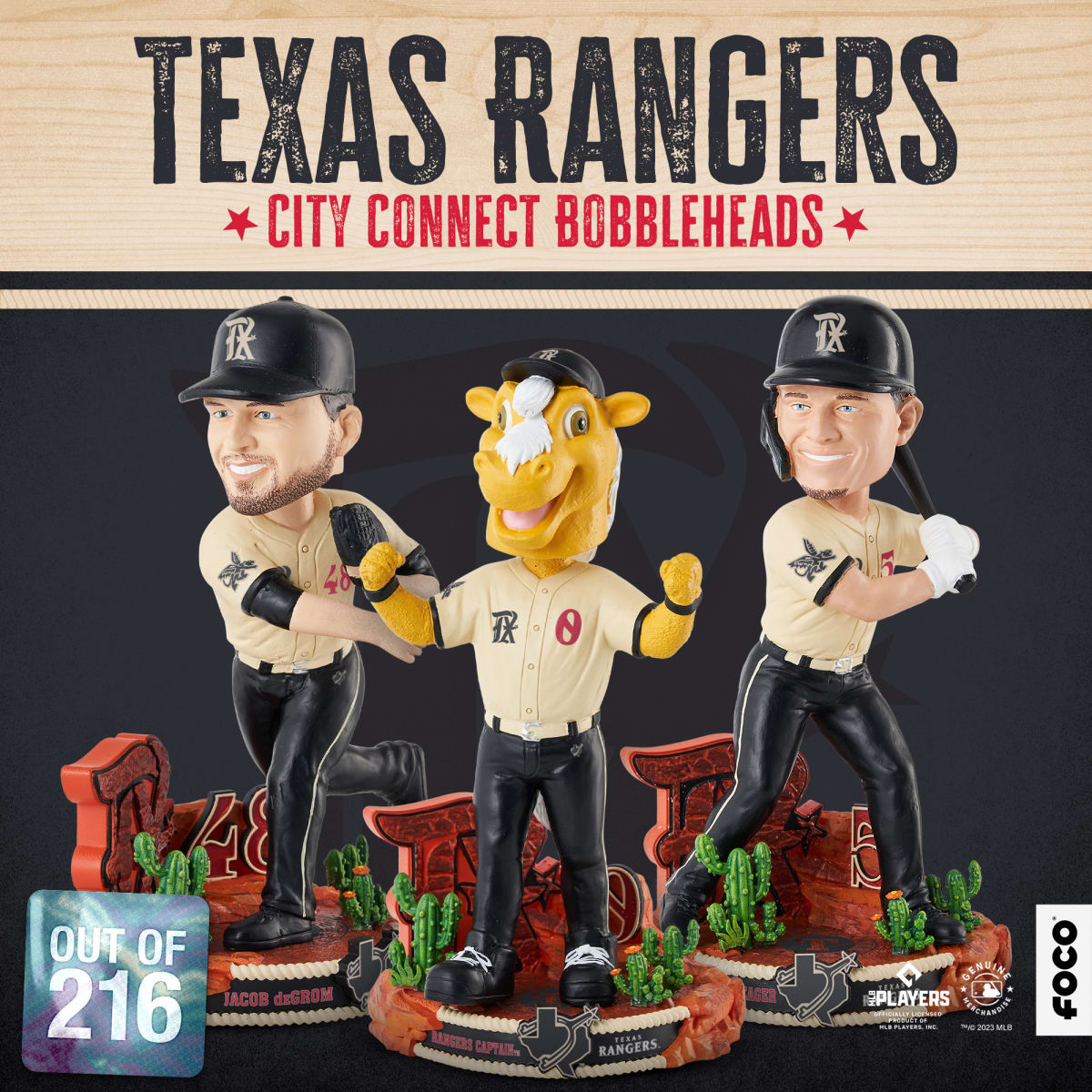 FOCO USA Launches Texas Rangers Nike City Connect Bobbleheads Collection -  Sports Illustrated Texas Rangers News, Analysis and More