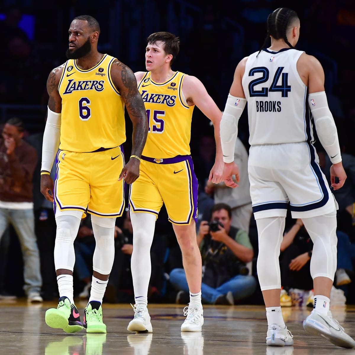 LeBron James shuts down Dillon Brooks and leads Lakers to playoff victory -  Hindustan Times