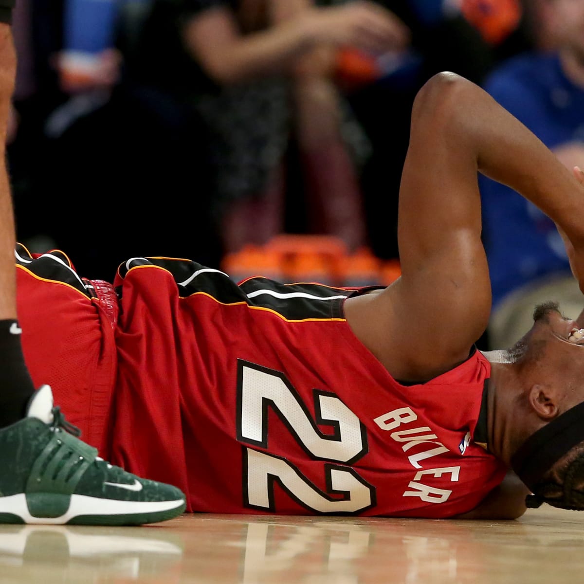 Jimmy Butler injury update: Heat star is out for Game 2 vs. Knicks with  ankle sprain
