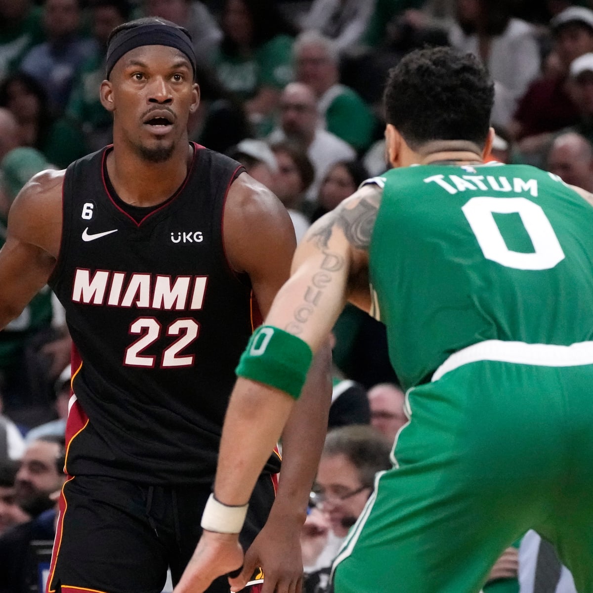 WATCH: Jayson Tatum Rolls Ankle In Heat-Celtics Game - Fastbreak on  FanNation