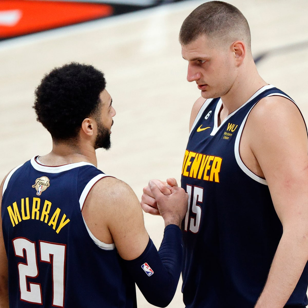 Denver Nuggets Jamal Murray Nikola Jokic Michael Porter Jr And