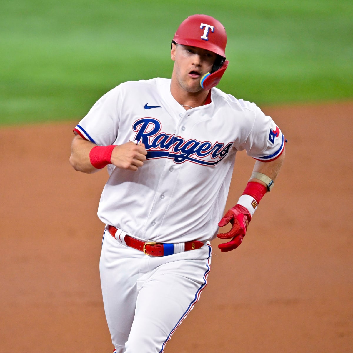 Goals have changed for Rangers third baseman Josh Jung. Now he