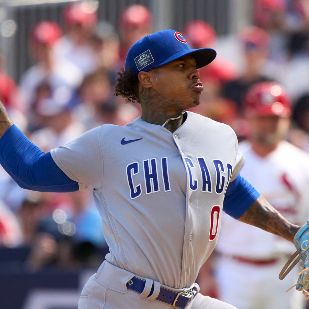 Cubs' Stroman leaves London game with blister
