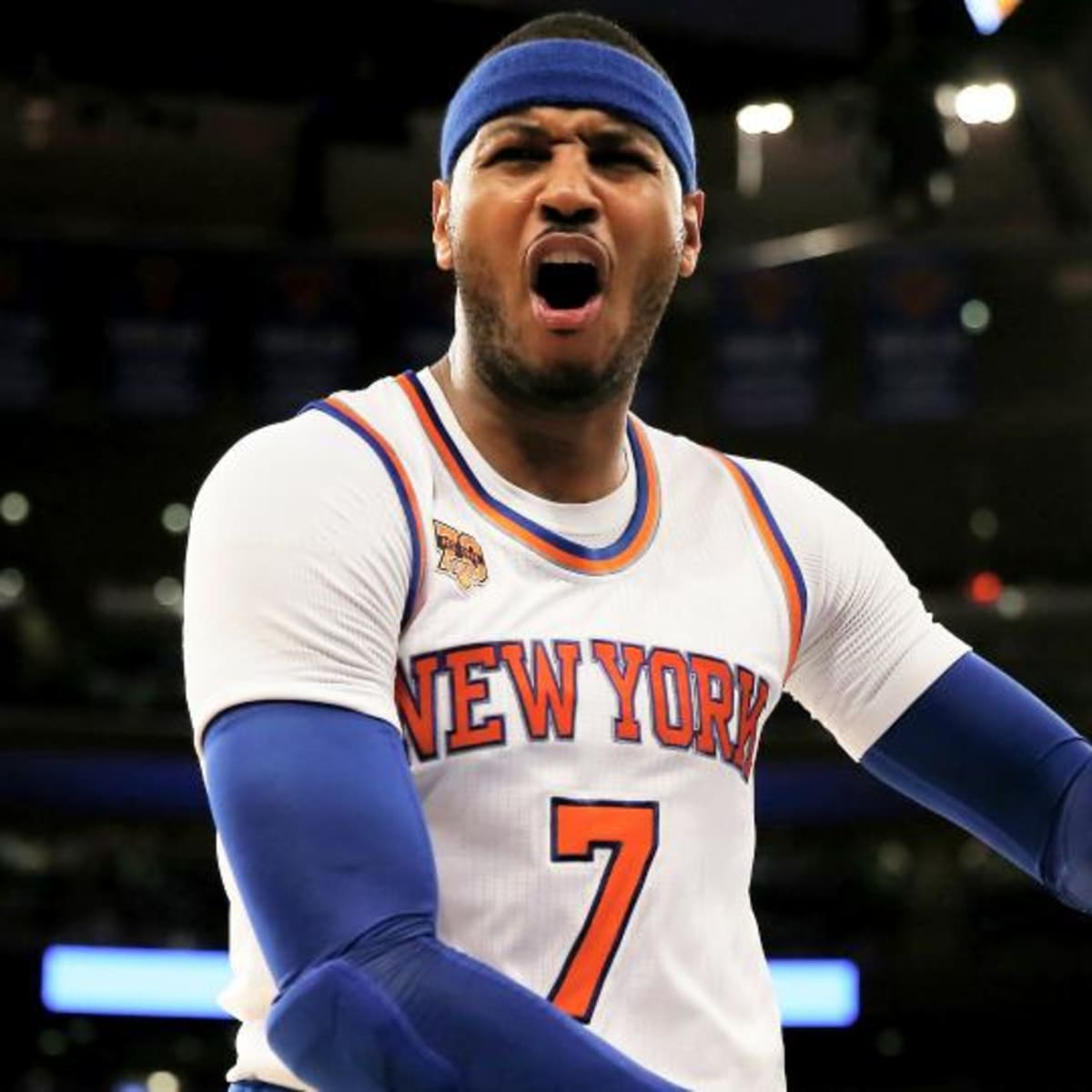 Carmelo Anthony envisions getting his Knicks jersey retired after career is  over