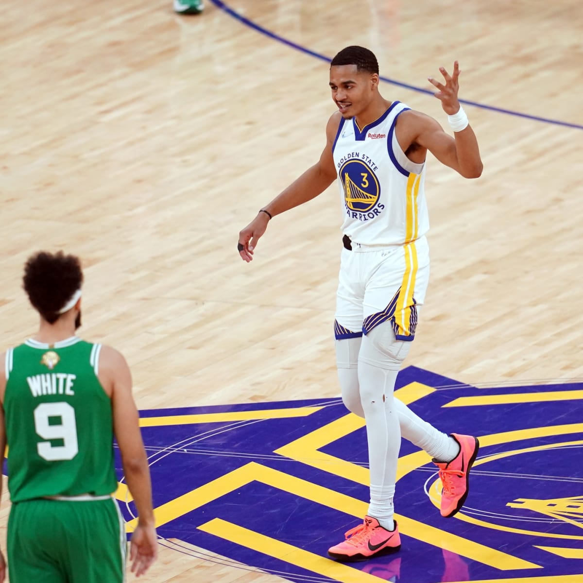 Warriors level NBA finals as Poole's halfcourt buzzer-beater