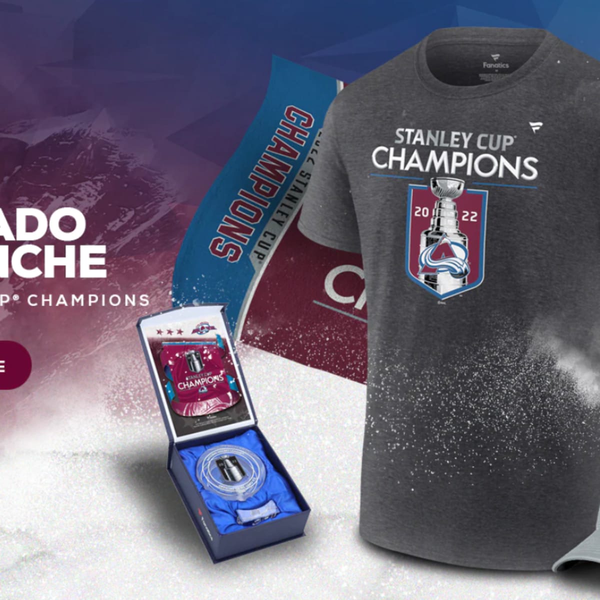 New Fanatics Colorado Avalanche Stanley Cup Champions Hat | SidelineSwap