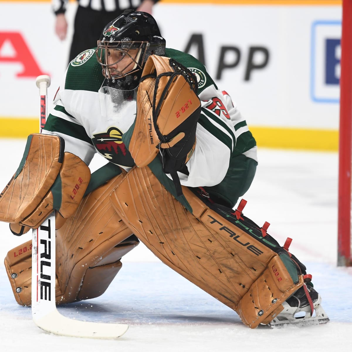 Who starts Game 1 for the Wild? Marc-Andre Fleury or Cam Talbot?