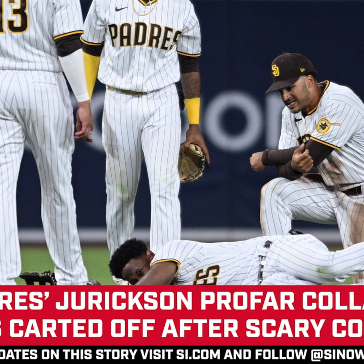 Padres' Jurickson Profar Carted Off the Field After Scary Collision -  Sports Illustrated