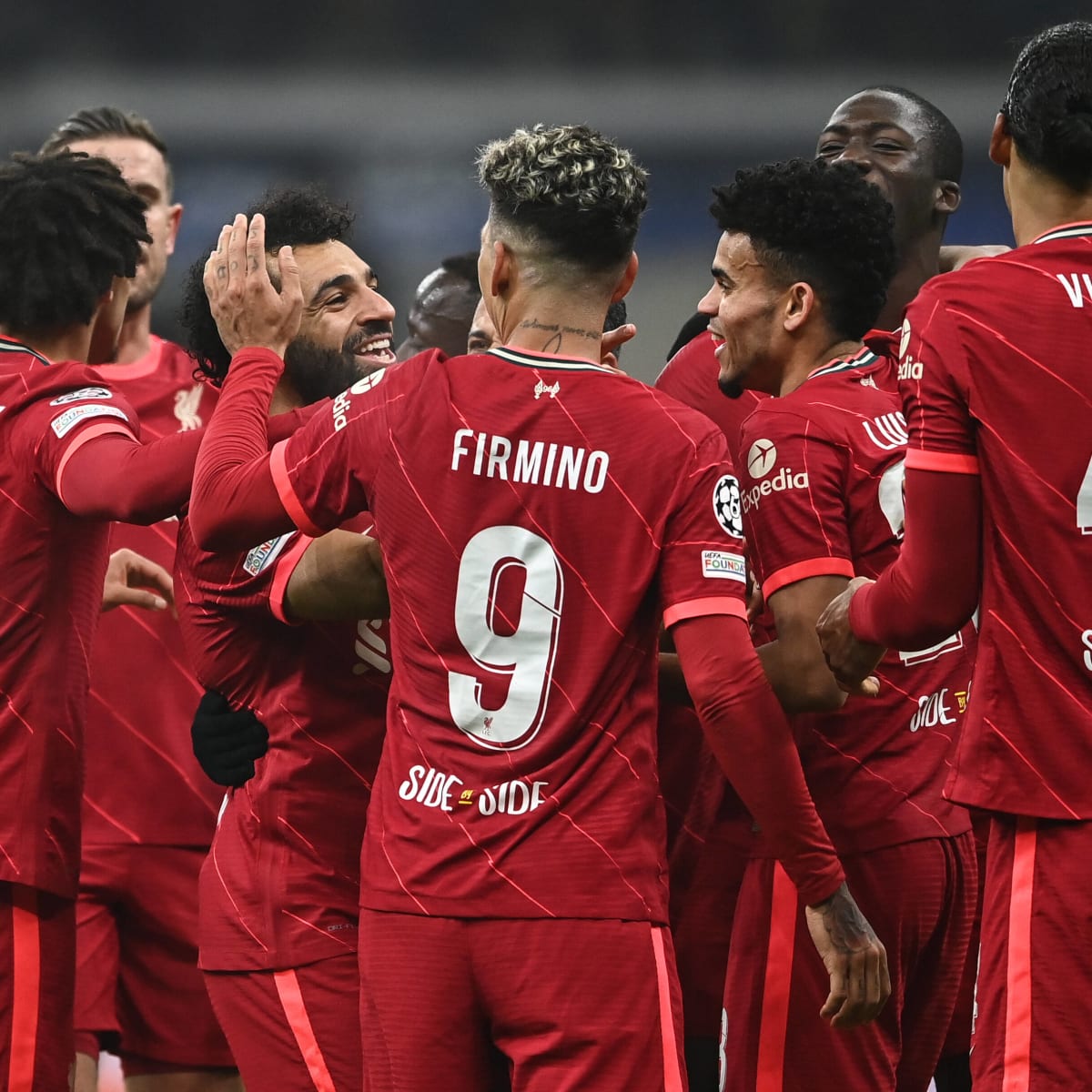 Liverpool set records against Inter Milan but Diogo Jota injured