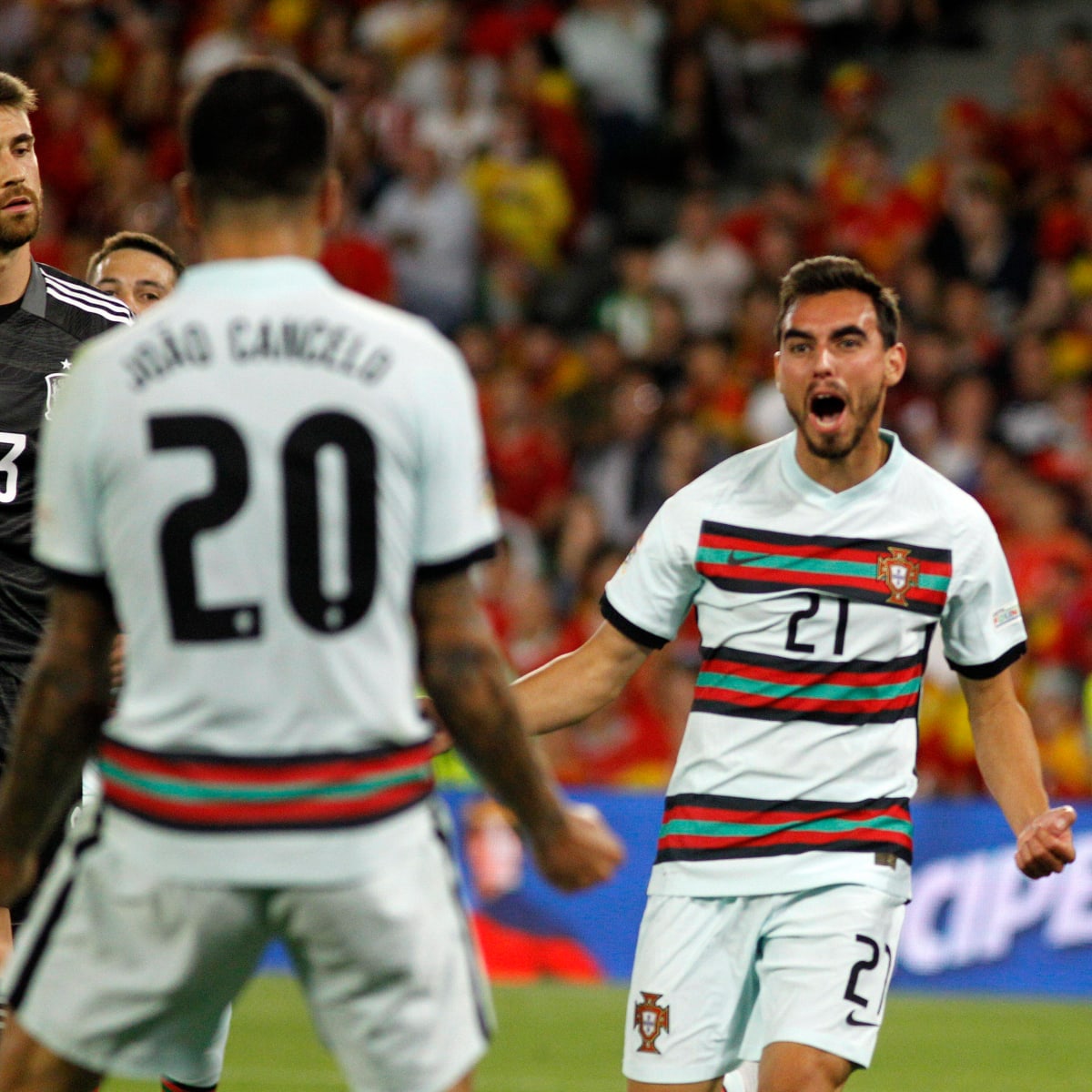 fænomen Forberedende navn Skynd dig Spain 1-1 Portugal: Watch Nations League goals & highlights - Futbol on  FanNation