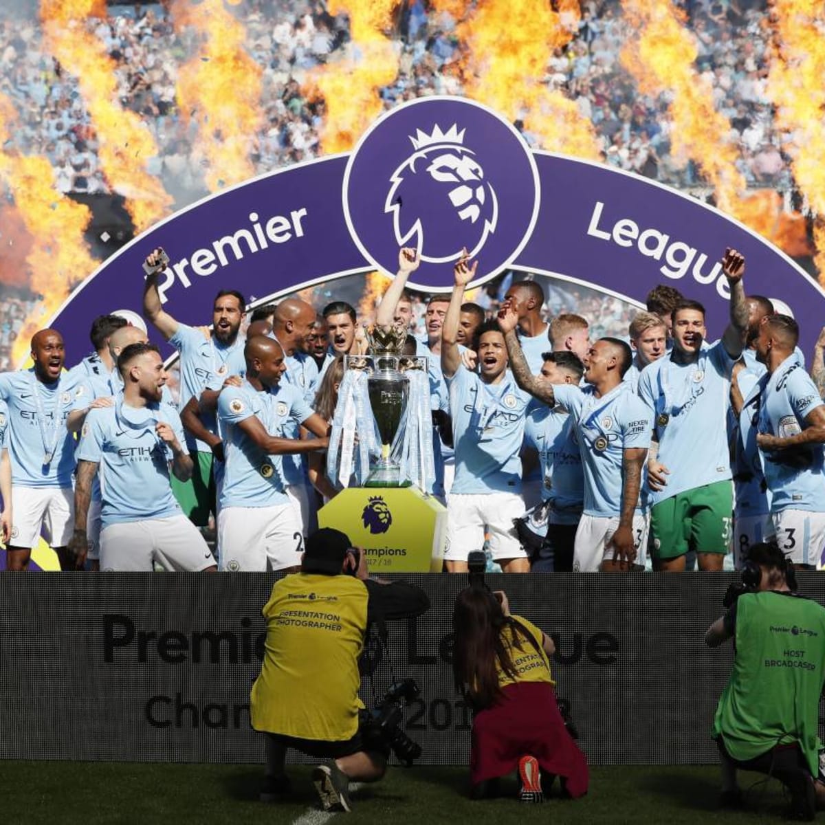 Man City crowned 2017-18 Premier League champions