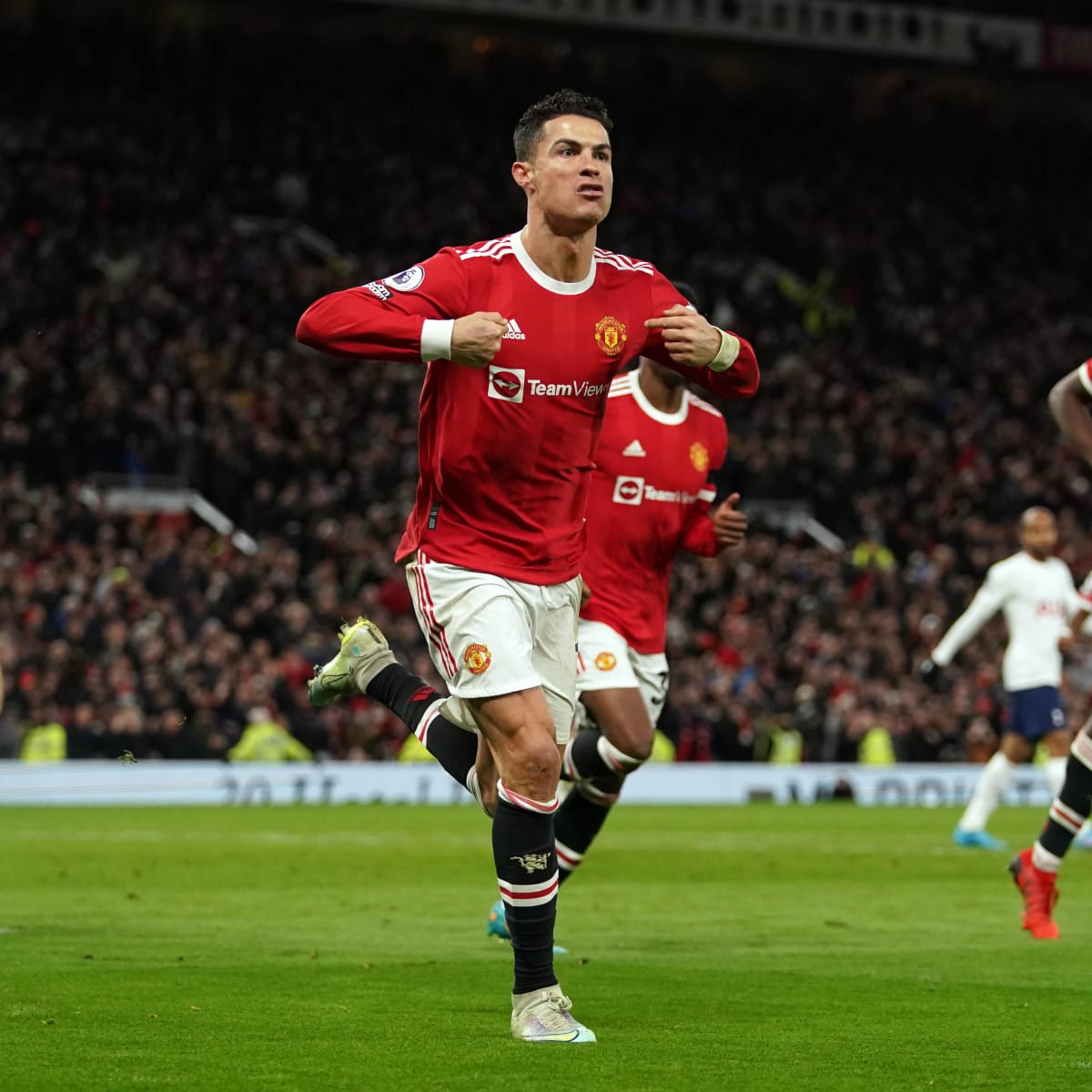 the beautiful game — Cristiano Ronaldo during the match vs