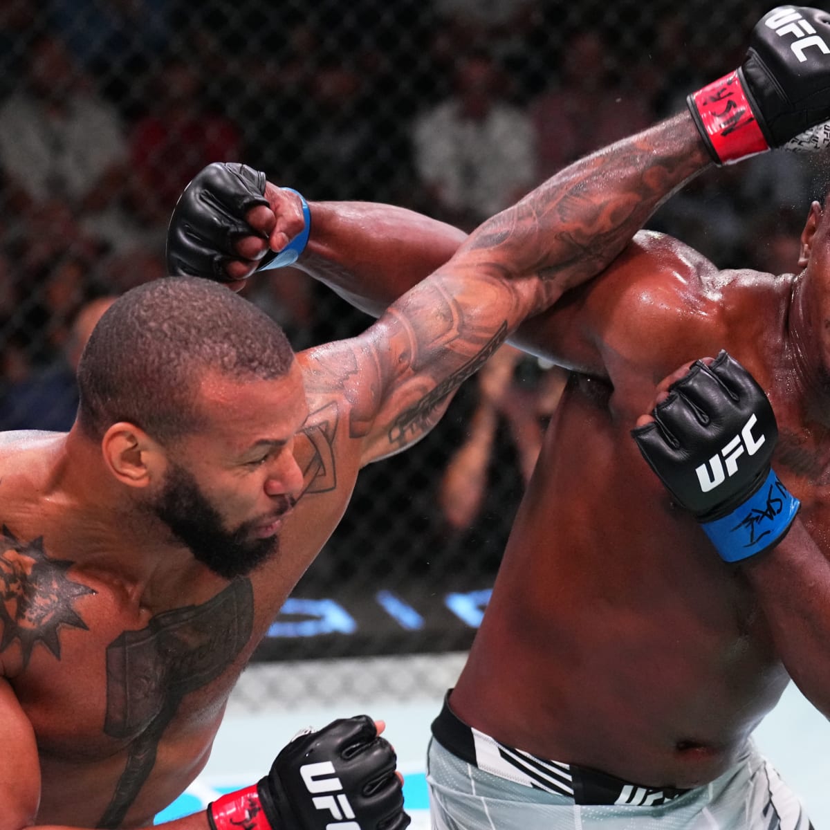 UFC on ESPN 40 Results Jamahal Hill Scores TKO of Thiago Santos